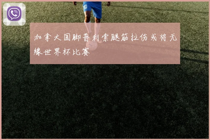 加拿大国脚普利索腿筋拉伤或将无缘世界杯比赛
